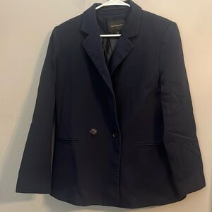 Banana Republic Factory Women's Cotton Blazer in Preppy Navy Size 12
